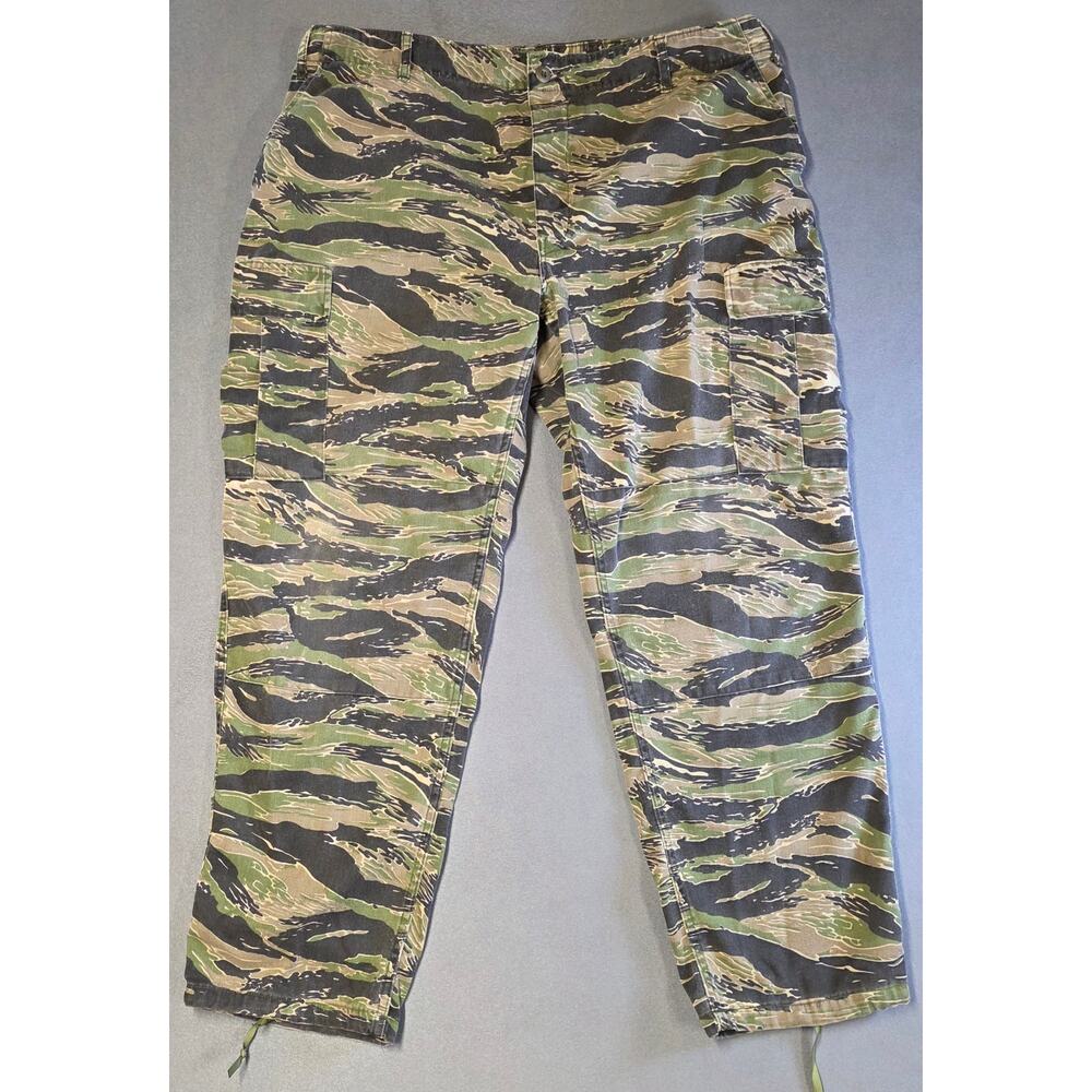 Tru Spec Tactical Cargo Pants Tiger Stripe Camo Military BDU Jungle Med (40x31)